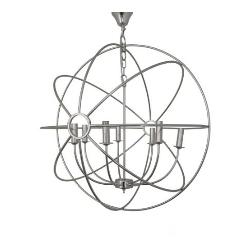 RV Astley - Cadeo Nickel Wire Globe lustr