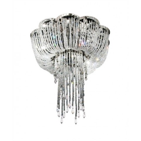 RV Astley - Enna Large Draped Crystal lustr