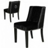 Artelore - Black Velvet Brens čalouněná židle
