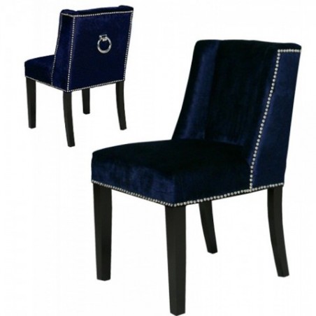 Brens  Blue Velvet čalouněná židle